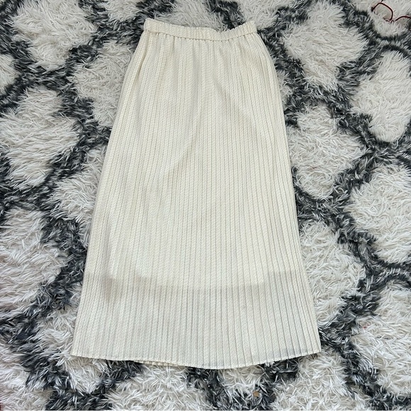 Uniqlo Chiffon Pleated Long Skirt - Picture 3 of 8